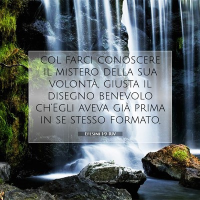 Efesini 1:9 Versetto della Bibbia Spiegato
