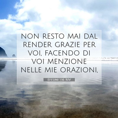 Efesini 1:16 Versetto della Bibbia Spiegato