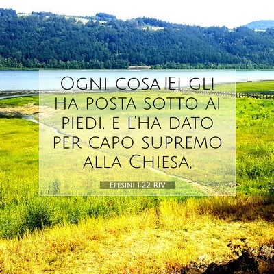 Efesini 1:22 Versetto della Bibbia Spiegato