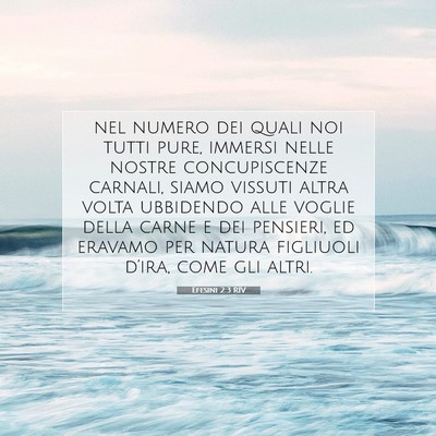 Efesini 2:3 RIV Immagine del Versetto della Bibbia