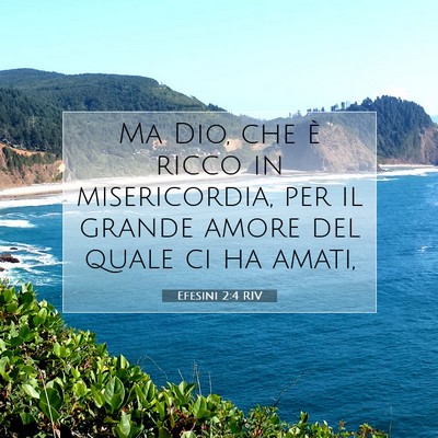 Efesini 2:4 RIV Immagine del Versetto della Bibbia