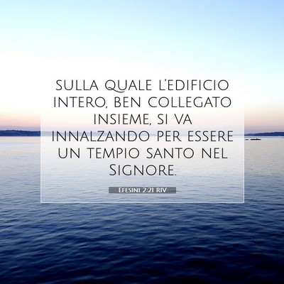 Efesini 2:21 Versetto della Bibbia Spiegato