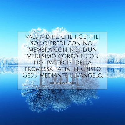 Efesini 3:6 RIV Immagine del Versetto della Bibbia