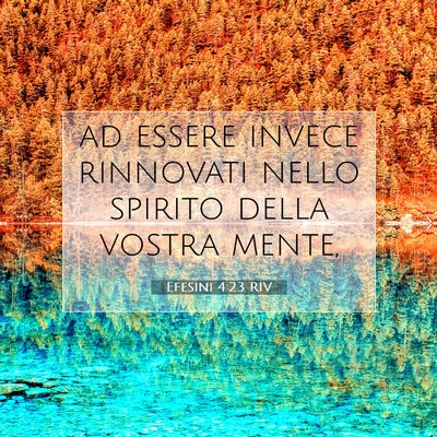Efesini 4:23 RIV Immagine del Versetto della Bibbia
