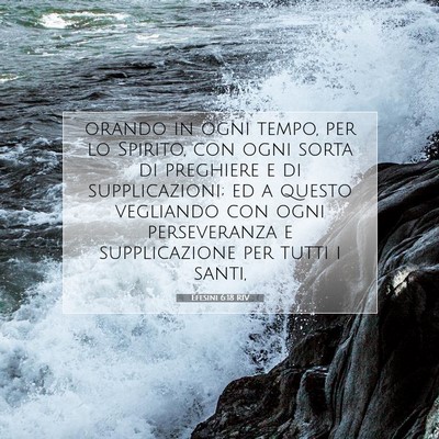 Efesini 6:18 RIV Immagine del Versetto della Bibbia