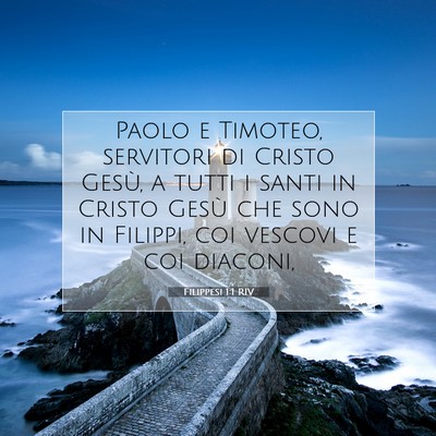 Filippesi 1:1 Versetto della Bibbia Spiegato