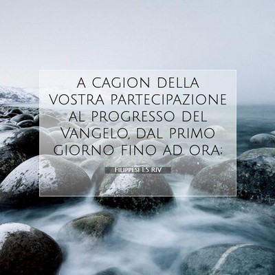 Filippesi 1:5 Versetto della Bibbia Spiegato