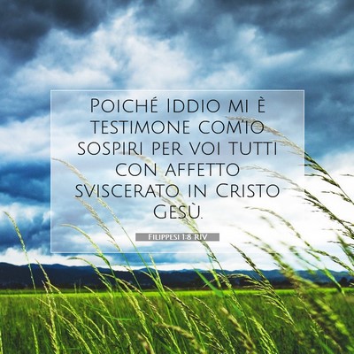 Filippesi 1:8 Versetto della Bibbia Spiegato