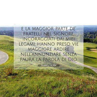 Filippesi 1:14 Versetto della Bibbia Spiegato