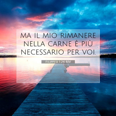 Filippesi 1:24 Versetto della Bibbia Spiegato