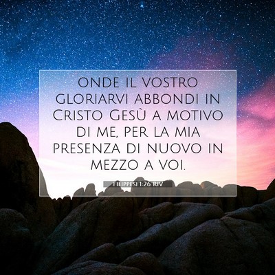 Filippesi 1:26 Versetto della Bibbia Spiegato
