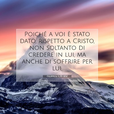 Filippesi 1:29 Versetto della Bibbia Spiegato