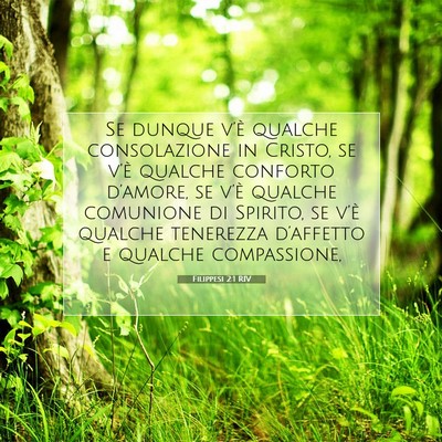 Filippesi 2:1 RIV Immagine del Versetto della Bibbia