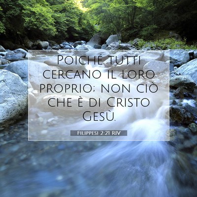 Filippesi 2:21 RIV Immagine del Versetto della Bibbia