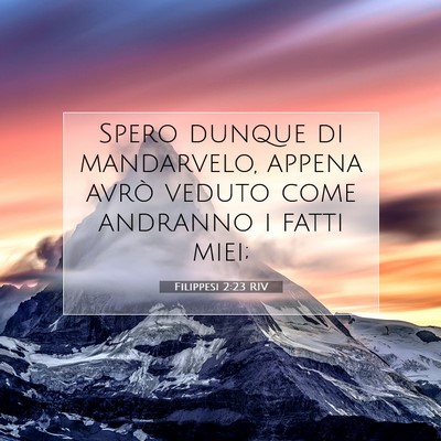 Filippesi 2:23 Versetto della Bibbia Spiegato