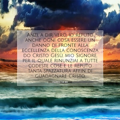 Filippesi 3:8 RIV Immagine del Versetto della Bibbia
