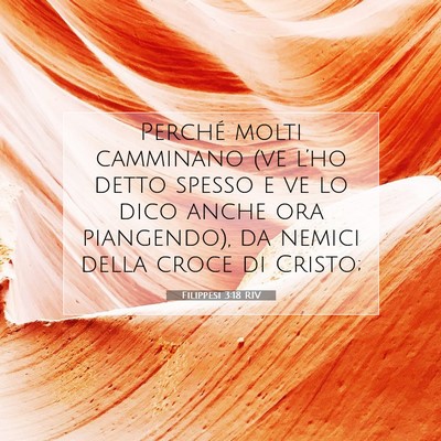 Filippesi 3:18 RIV Immagine del Versetto della Bibbia