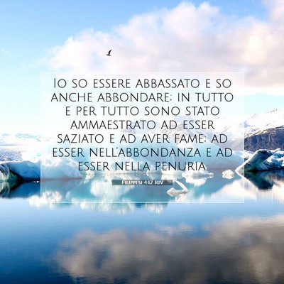 Filippesi 4:12 Versetto della Bibbia Spiegato
