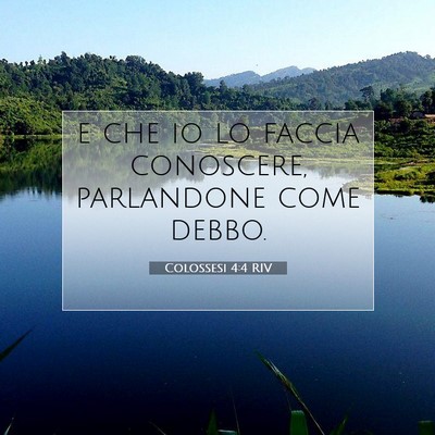 Colossesi 4:4 RIV Immagine del Versetto della Bibbia