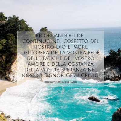 1 Tessalonicesi 1:3 Versetto della Bibbia Spiegato