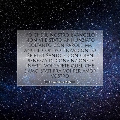 1 Tessalonicesi 1:5 Versetto della Bibbia Spiegato
