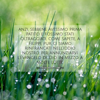 1 Tessalonicesi 2:2 RIV Immagine del Versetto della Bibbia