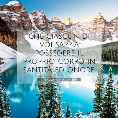 1 Tessalonicesi 4:4 RIV Immagine del Versetto della Bibbia