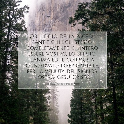 1 Tessalonicesi 5:23 RIV Immagine del Versetto della Bibbia