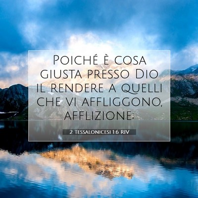 2 Tessalonicesi 1:6 Versetto della Bibbia Spiegato