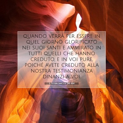 2 Tessalonicesi 1:10 Versetto della Bibbia Spiegato