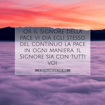 2 Tessalonicesi 3:16 RIV Immagine del Versetto della Bibbia