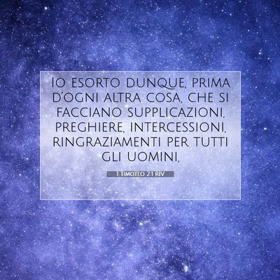 1 Timoteo 2:1 Versetto della Bibbia Spiegato