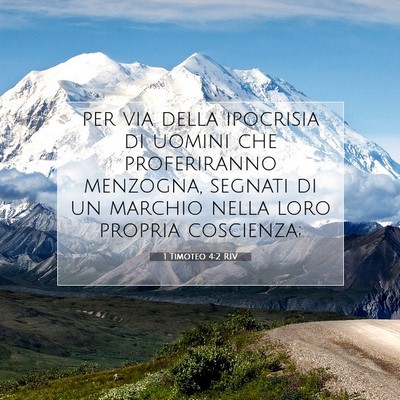 1 Timoteo 4:2 RIV Immagine del Versetto della Bibbia