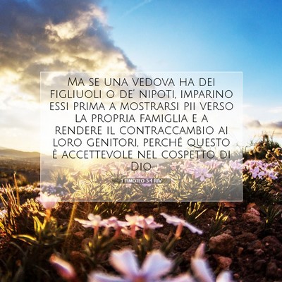1 Timoteo 5:4 RIV Immagine del Versetto della Bibbia