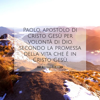 2 Timoteo 1:1 Versetto della Bibbia Spiegato