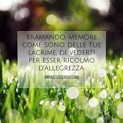 2 Timoteo 1:4 Versetto della Bibbia Spiegato