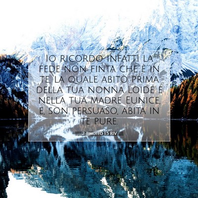 2 Timoteo 1:5 Versetto della Bibbia Spiegato