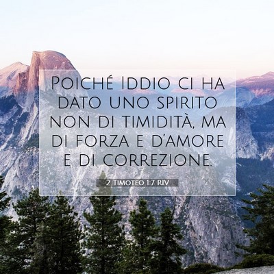 2 Timoteo 1:7 Versetto della Bibbia Spiegato