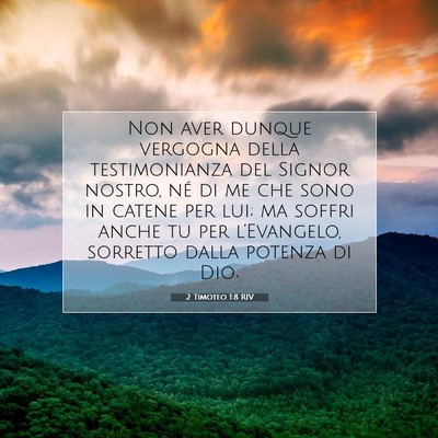 2 Timoteo 1:8 Versetto della Bibbia Spiegato