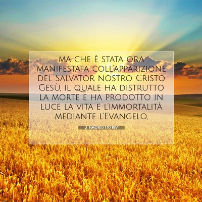 2 Timoteo 1:10 Versetto della Bibbia Spiegato