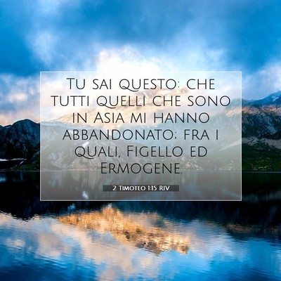 2 Timoteo 1:15 Versetto della Bibbia Spiegato