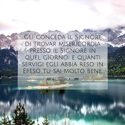 2 Timoteo 1:18 Versetto della Bibbia Spiegato
