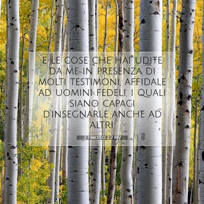 2 Timoteo 2:2 RIV Immagine del Versetto della Bibbia