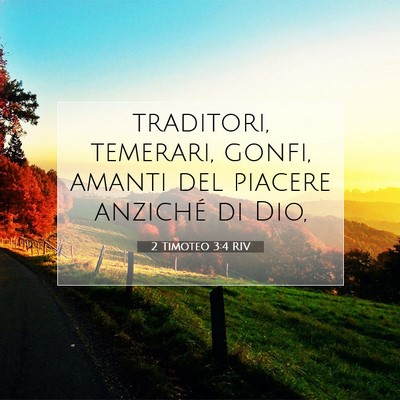 2 Timoteo 3:4 Versetto della Bibbia Spiegato
