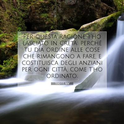 Tito 1:5 Versetto della Bibbia Spiegato
