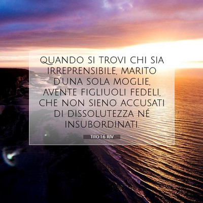 Tito 1:6 Versetto della Bibbia Spiegato