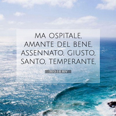 Tito 1:8 Versetto della Bibbia Spiegato