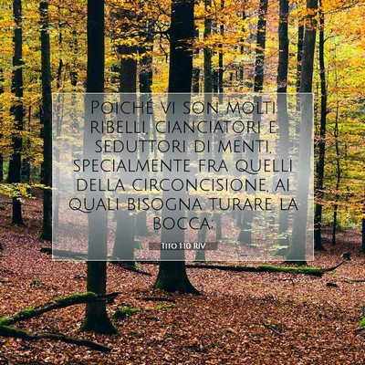 Tito 1:10 Versetto della Bibbia Spiegato