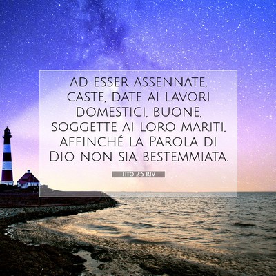 Tito 2:5 RIV Immagine del Versetto della Bibbia