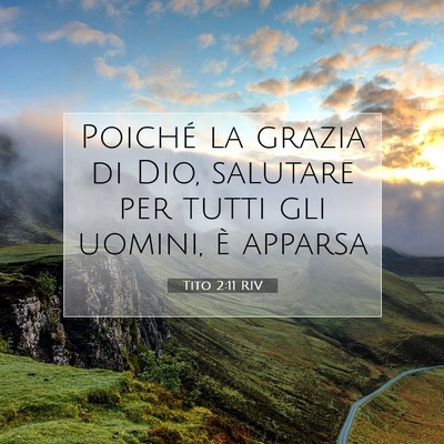 Tito 2:11 RIV Immagine del Versetto della Bibbia
